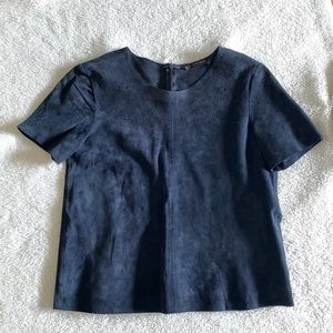 Zara Suede Top XS